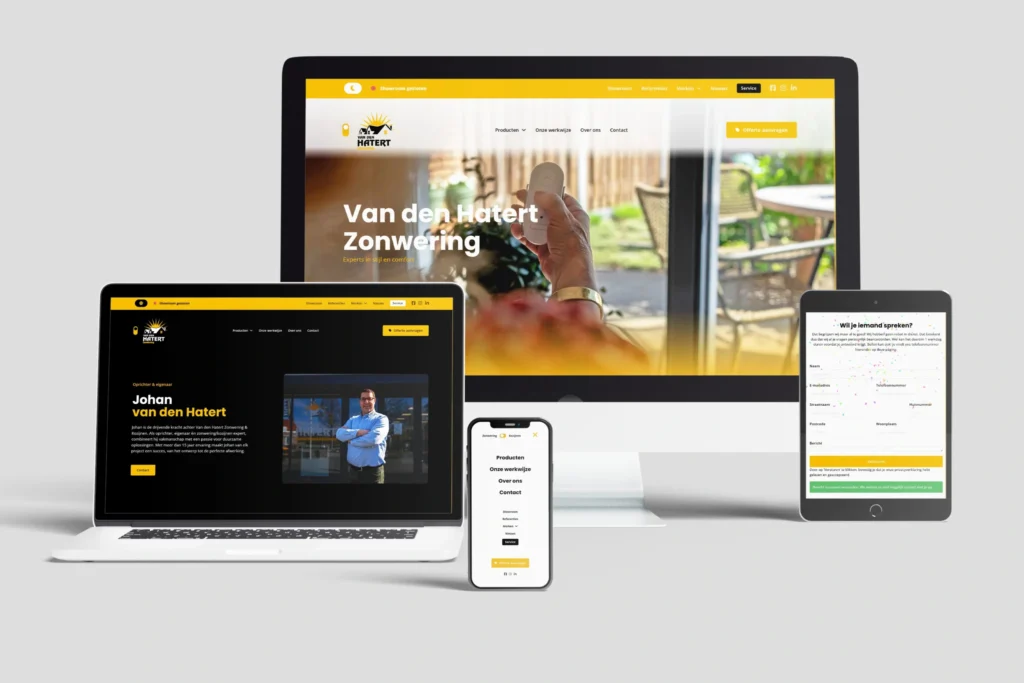 Van den Hatert websites scaled